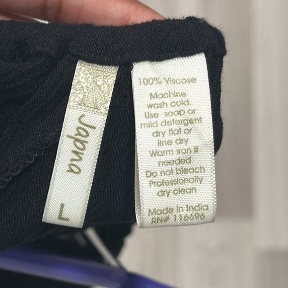 JAPNA Women’s Black Floral Embroidered Mini Dress Size L - Picture 5 of 5